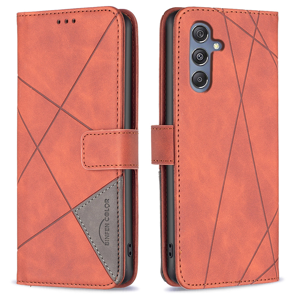 BINFEN COLOR BF05 For Samsung Galaxy F34 5G M34 5G Anti-drop Imprinted Stand Phone Case Leather Wallet Cover BINFEN COLOR BF05 For Samsung Galaxy F34 5G M34 5G Anti-drop Imprinted Stand Phone Case Leather Wallet Cover